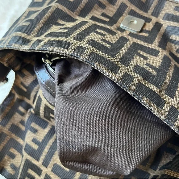 Fendi Brown and Black Shoulder Bag - Picture 14 of 14